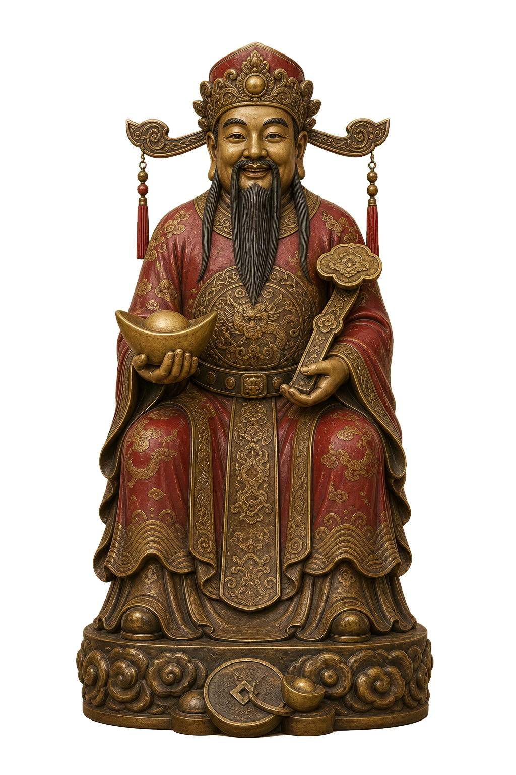 财神立像