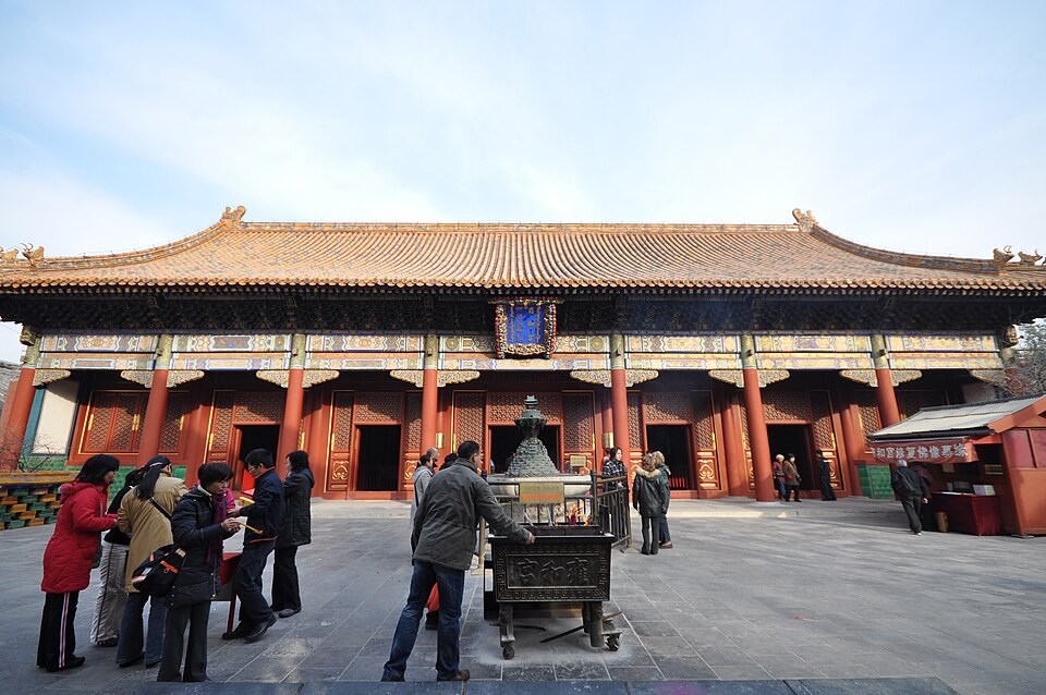 北京雍和宮實景照片